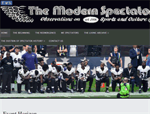 Tablet Screenshot of modernspectator.com